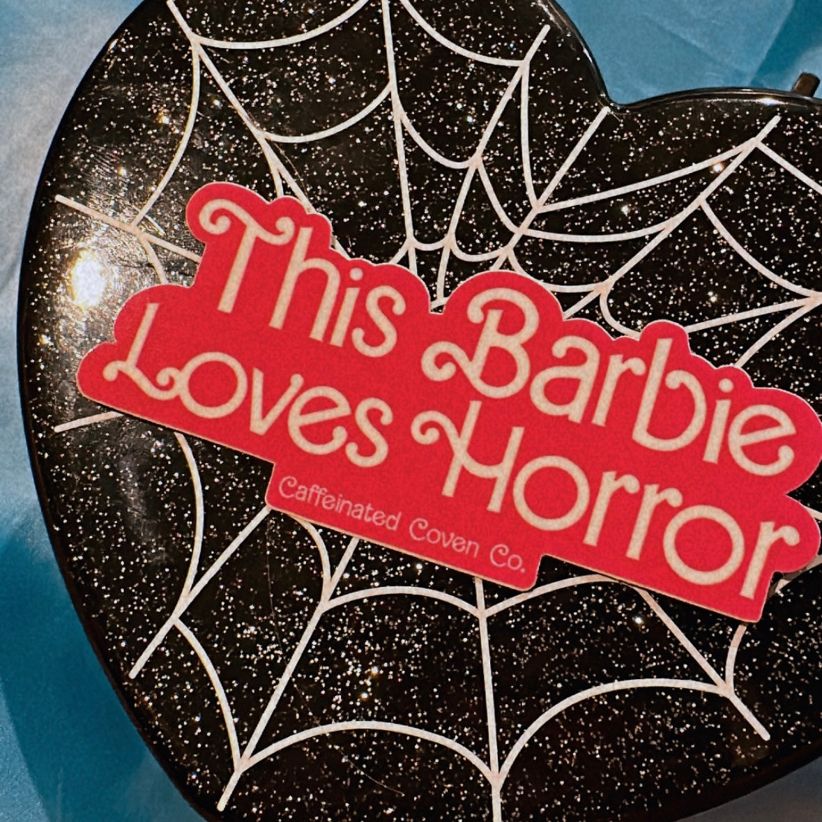 This Doll Loves Horror Sticker