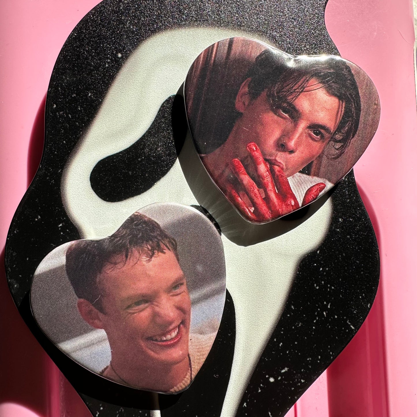 90’s Slasher Heart Buttons