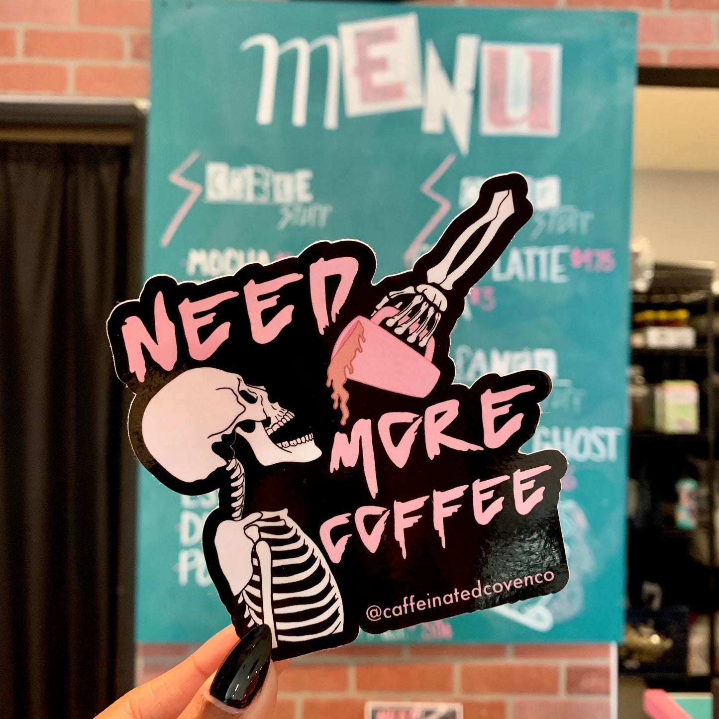 Need More Coffee Sticker