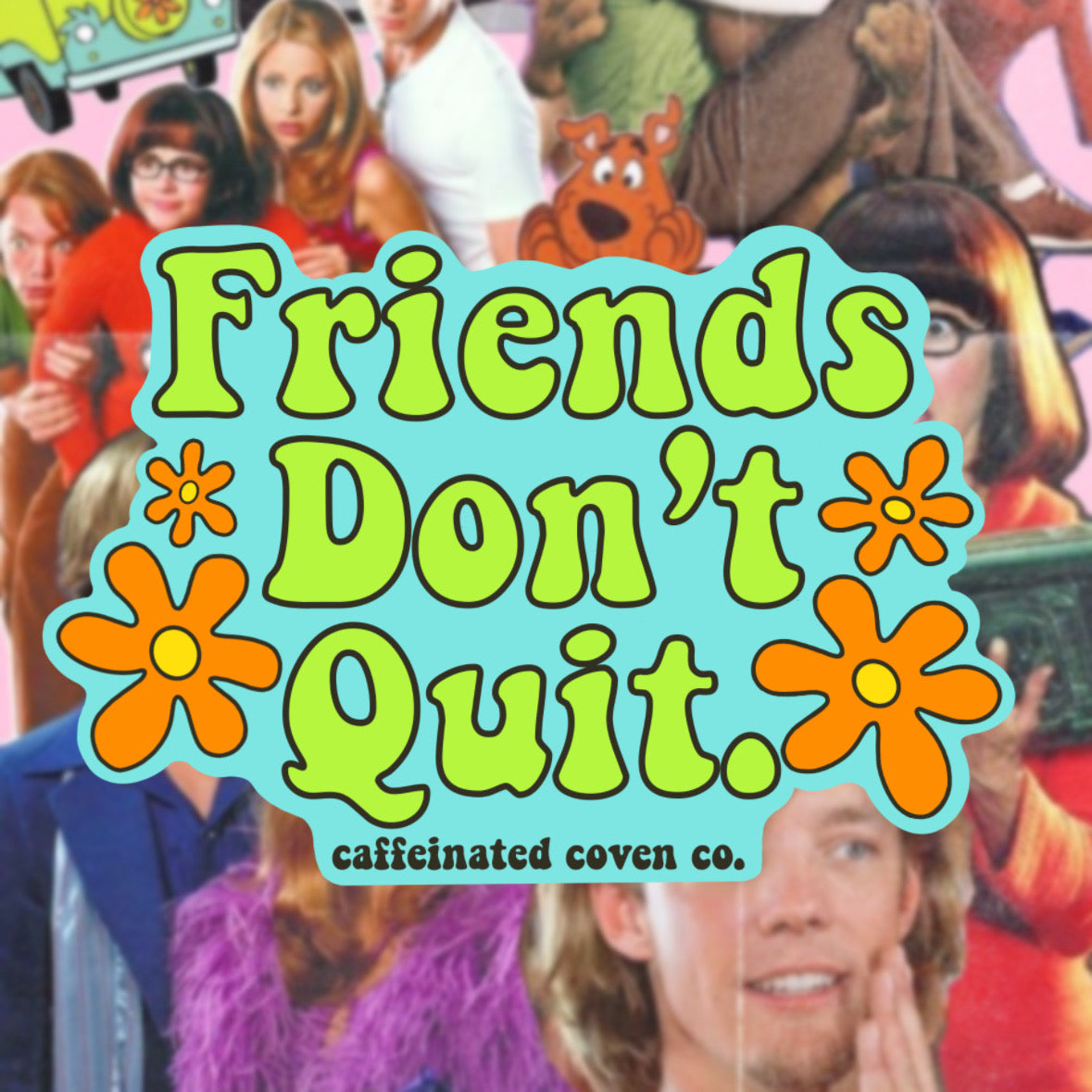 Friends Don’t Quit Sticker