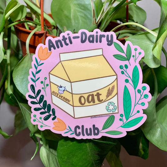 Anti-Dairy Club Sticker
