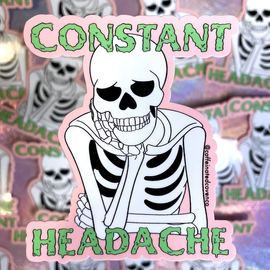 Constant Headache Sticker