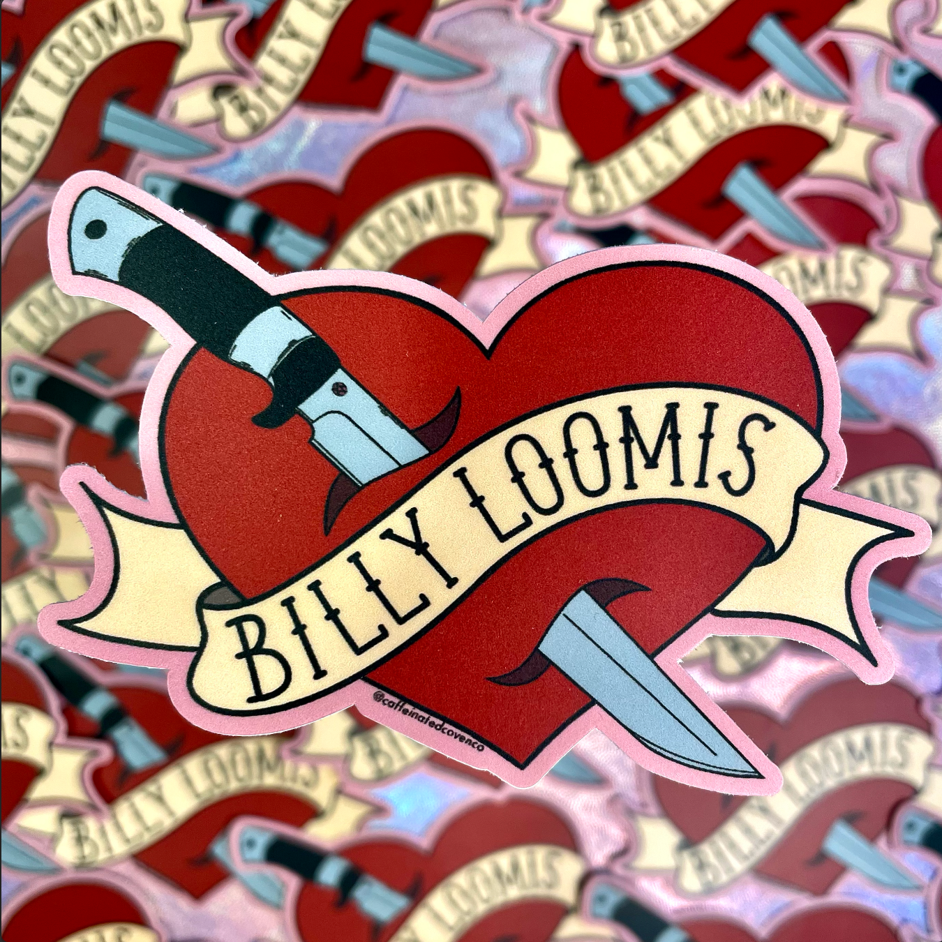 Loomis Tattoo Heart Sticker