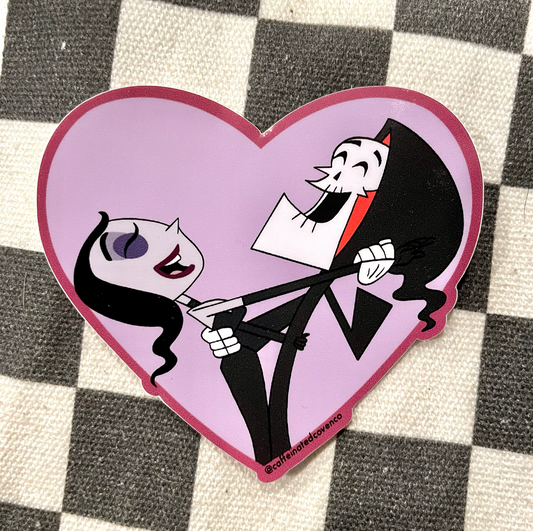 Grim in Love Sticker